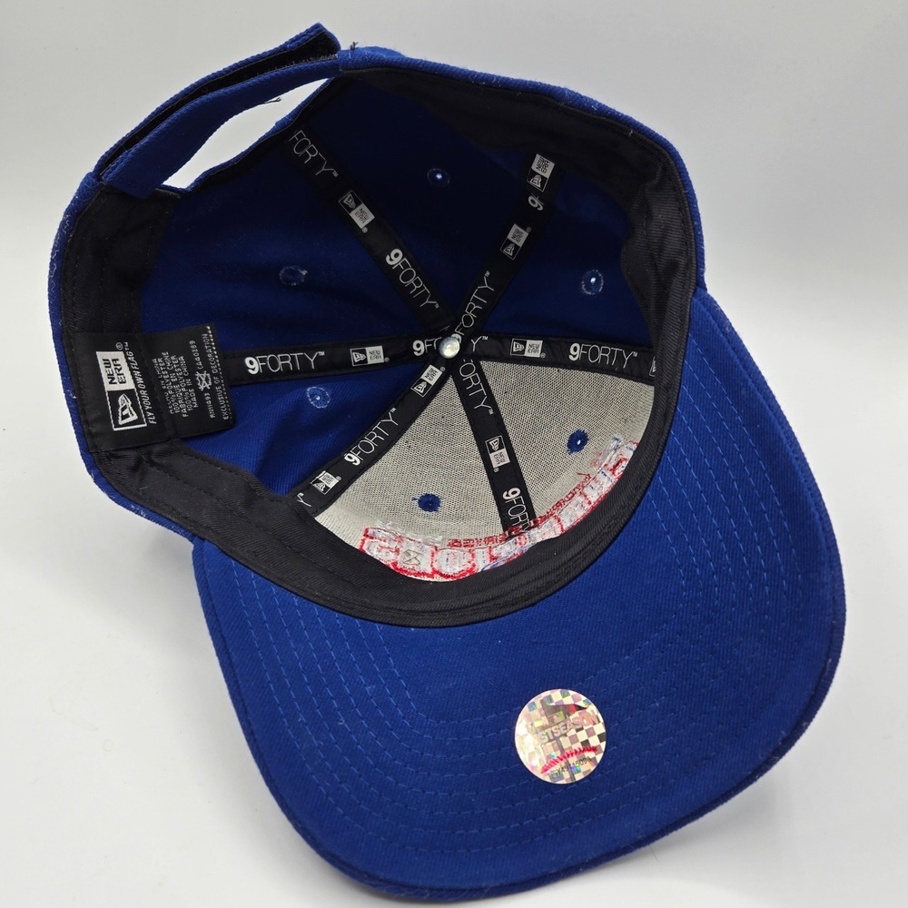 New Era Chicago Cubs Hat Mens OSFM Blue 2016 World Series Champions 9FORTY Cap - Picture 8 of 8